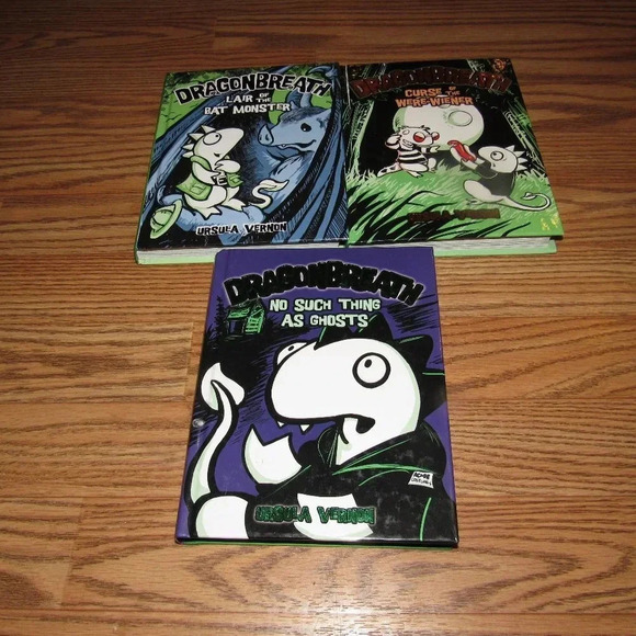 Ursula Vernon DRAGONBREATH Set 3 books~Humor - Picture 1 of 3